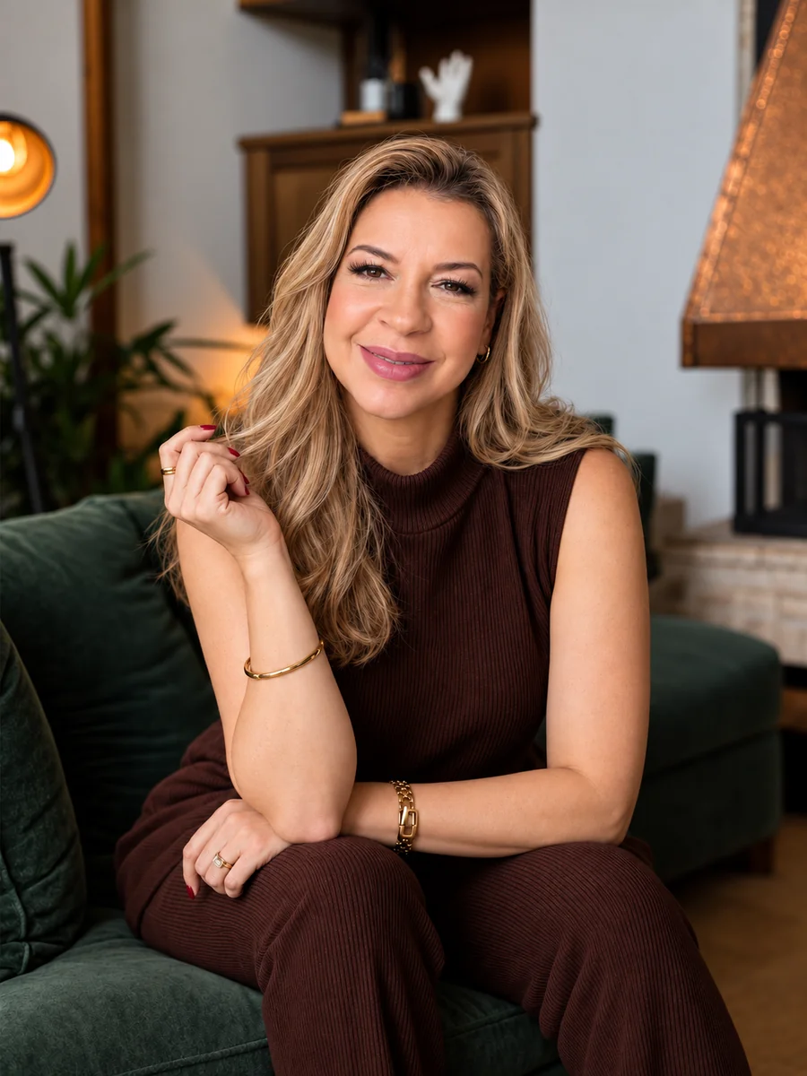 Ana Paula Lepsch em seu escritório